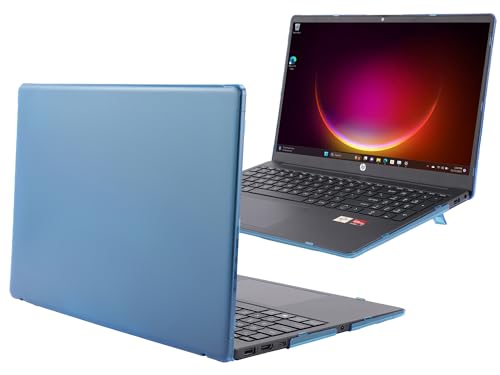 mCover Case Compatible ONLY for 2023-2024 15.6-inch HP Laptop 15-FCxxxx / 15-FDxxxx Series Windows Notebook PC (NOT Fitting Any Other HP Laptop Models) - Aqua - color: Aqua