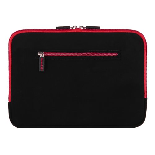 13 Inch Laptop Sleeve Case Water-Resistant Neoprene Padded Cover - Red - color: Red