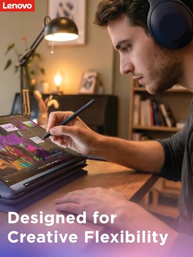 Lenovo Yoga Pen 2 with Magnetic Pen Case, AES 3.0 Stylus with 8192 Pressure Levels, USB C Rechargeable, Tilt Detection, Multi Protocol Support for Lenovo Yoga 2 in 1 PCs, Cosmic Blue - color: Cosmic Blue
