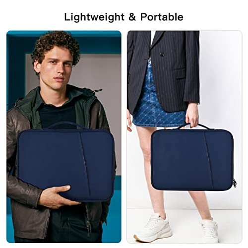 9-11 Inch Tablet Sleeve Bag for iPad Pro 11 M5 M4/Air 11 M2 M3 M4,Samsung Galaxy Tab A9+ S11 S9/S8 Ultra 11"/A8/S7/A7/S6 Lite 10.4"/S5e,iPad Air 5 4 10.9"/Air 2 9.7"/iPad 9 8 10.2" Pouches Case-Blue - color: Blue, size: 9-11 Inch