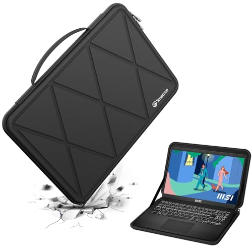 Smatree Hard EVA Protective Sleeve for 15.6 inch MSI Modern 15 H B13M/C13M | Compatible for 15.6 inch MSI Modern 15 H B13M/C13M, for 15.6 inch MSI Modern 15 B13M/B12M/B7M Case (X8278) - color: X Series-Black, size: For 15.6 inch MSI Modern 15 H B13M/C13M(