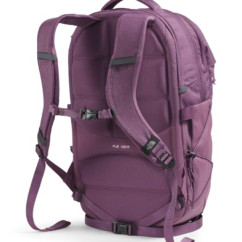 The North Face Borealis Laptop Pack, Chroma Purp Lt Hth, OSFA | Everyday Travel Bag, Laptop Sleeve, Reflective Details - color: Chroma Purple Light Heather/Hushed Lavender