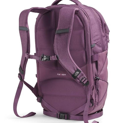 The North Face Borealis Laptop Pack, Chroma Purp Lt Hth, OSFA | Everyday Travel Bag, Laptop Sleeve, Reflective Details - color: Chroma Purple Light Heather/Hushed Lavender
