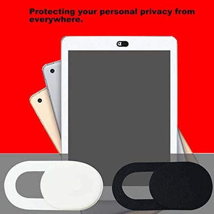 [6 Pack] Webcam Cover Slide 0.027in Ultra Thin Web Camera Cover fits Laptop, Desktop, PC, Macboook Pro, iMac, Mac mini, Computer, Smartphone,Protect Your Privacy and Security,Strong Adhensive-Black