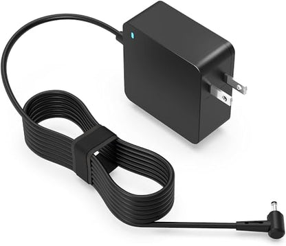 Superer 65W Charger Fit for Asus Vivobook Go 14 15 OLED E1504 E1504F E1504G E1504GA E1404 E1404F E1404FA E1404G E1404GA, Fit for ExpertCenter E1 AiO E1600 All-in-One PCs Power Supply Adapter Cord