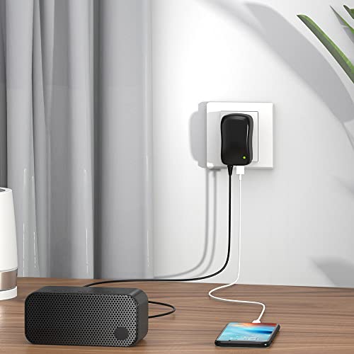 Belker 41W Universal 6V 9V 12V 15V 18V 20V 24V AC DC Adapter with 10 Tips | USB C Power Supply for Household Electronics Router Smart Phone Mp3 Tablets CCTV Cameras - 1.5A 1500mA Max - size: 41w 6-24v 1.5a w/USB