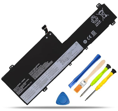L19M3PD6 L19L3PD6 Laptop Battery Replacement for Lenovo Flex 5-15IIL05 5-14IIL05 5-14ARE05 5-14ALC05 5-15ALC05 5-15ITL05 Series Notebook L19C3PD6 L19D3PD6 SB10X49074 SB10X49076 11.52V 52.5Wh - size: 11.2*3.73*0.19inch L19M3PD6