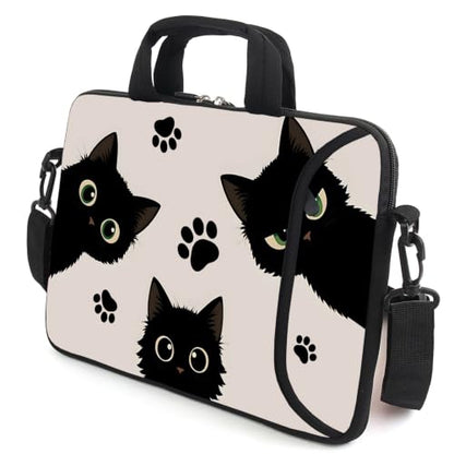 15" laptop sleeve laptop bag chromebook case adjustable shoulder strap with handle accessory pocket for men women (RYD-15-15) - color: Ryd-15-15