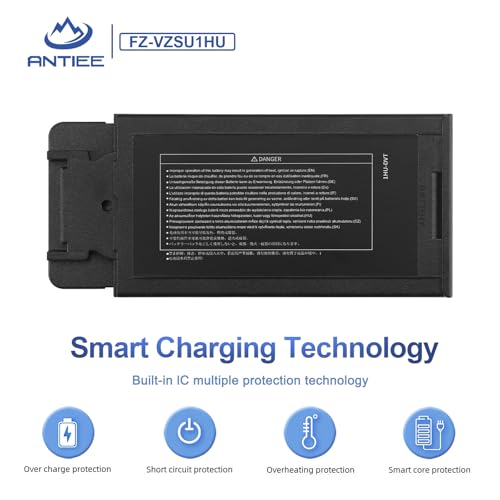 ANTIEE FZ-VZSU1HU FZ-55 Laptop Battery Replacement Pack for PANASONIC TOUGHBOOK 55 Mk1 Higher Capacity 10.8V 68Wh 6-Cell (Not Suitable for CF-54) - size: 6.1*2.7*0.8inch FZ-55