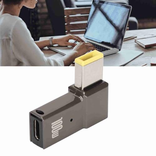 SUNGOOYUE USB C to Slim Tip Adapter,100W 5A Laptop USB C Female Input to Slim Tip Rectangle Power PD Converter for