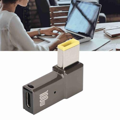 SUNGOOYUE USB C to Slim Tip Adapter,100W 5A Laptop USB C Female Input to Slim Tip Rectangle Power PD Converter for