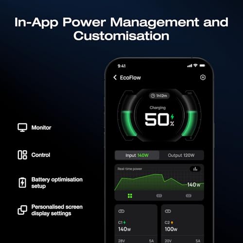 EF ECOFLOW Rapid Pro X Power Bank, 27650mAh 4-Part with 300W Output, Portable Charger with 140W Built-in Cable, for MacBook, iPhone, Laptops, and More - size: Rapid Pro X 27K mAh