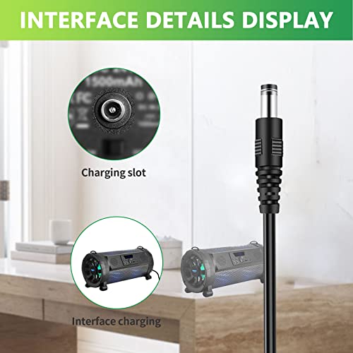 12v Car dc Charger Power Cord with 8 Connectors for Cigarette Lighter Portable DVD Player, Car DVR, GPS, Bluetooth Speakers, Breast Pump, Car Refrigerator, Air Compressor, Heating Cup