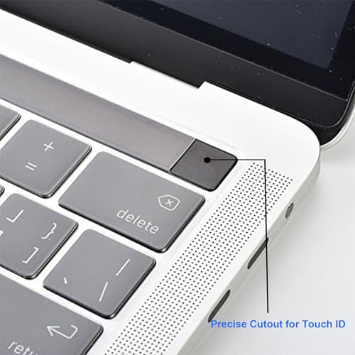 TPU Keyboard Cover Skin for MacBook Pro 13.3 15.4 inch A2159 A1990 | Clear Keyboard Protector with Macbook Touch Bar A1707 A1706 A1989