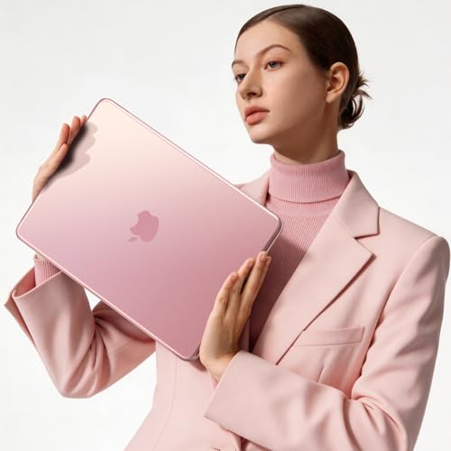 Soonjet for MacBook Neo 13 inch Case 2026 A3404 Hard Shell + Keyboard Cover | Official Blush Clear, Anti Scratch & Fingerprint, Pink Matte, Protective Mac Laptop Cover, Thin & Lightweight, Plastic - color: Frost Blush