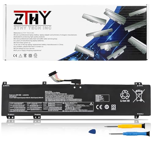 L23M4PK5 L23B4PK5 Battery for Lenovo Legion 5 16IRX9 2024 Series 83EW 83DG | For Legion 5i Gen9 16″ / Y7000P 2024 Series L23C4PK5 L23D4PK5 L23L4PK5 5B11M64606 5B11M64609 15.44V 5182mAh 80Wh - size: 12.20*3.07*0.35 inch L23M4PK5