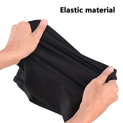 Elastic soft cloth computer dust cover black for 17/18/19/20/21 inch computer monitor and most brands of flat screen TV (17 to 21 inches)