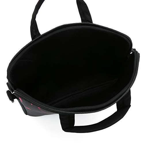 14 15 15.4 15.6 inch Laptop shoulder bag Notebook Handle Sleeve Neoprene Soft Carrying Travel Case with Accessories pocket (14-15.6 inch, Nice Butterfly) - color: Nice Butterfly, size: 14-15.6 inch