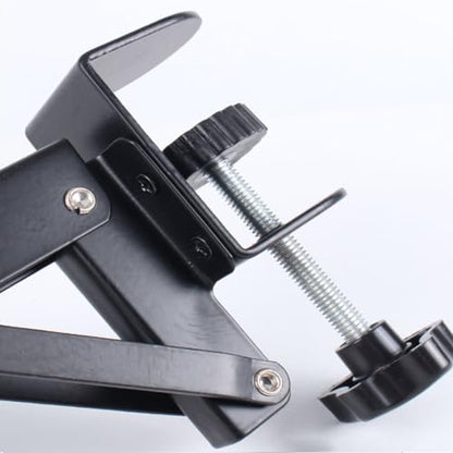 Under Desk Keyboard Tray Support Bracket Adjustable Desktop Extension Board Stand Clamp-on Keyboard Holder Arm Rest Tray Extension Plate Support Rack for Desk, NO Board/Tray, 1 Set (Style01) - style: Style01
