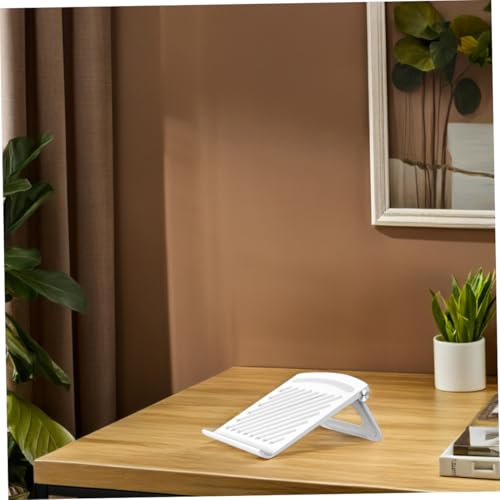 Multi-Angle Desktop Riser Foldable Laptop Holder for Desk Stable Secure for Home Office