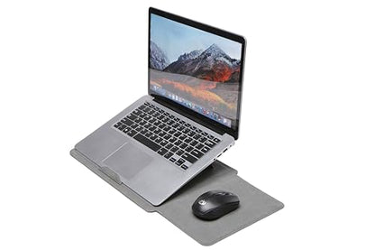 16 Inch Laptop Sleeve Case with Stand Compatible with for MacBook Pro/MacBook Air/ThinkPad X1/Dell XPS/Lenovo Yoga/HP Pavilion/ASUS Zenbook/LG Gram 15" 15.3" 15.6" Laptops Chromebooks - color: Matte Grey, size: 15-16 Inch