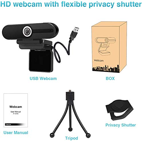 4K Webcam, HD Webcam 8MP- Laptop PC Desktop Computer Web Camera with Microphone, USB Webcams for Video Calling Recording Streaming Video Conference, Webcam with Mini Tripod,Privacy Shutter. | Computer Webcams for Switch 2 Video Calling Recording Streaming