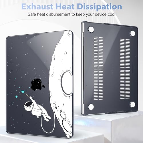 May Chen for 2026 MacBook Pro 14-inch M5 M4 M3 M2 M1 Pro/Max Chip, Release 2026 2025-2021, Model A3427 A3426 A3434 A3112 A3401 A3185, Plastic Hard Shell with Keyboard Cover, Cute Astronaut - color: Cute astronaut