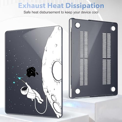 May Chen for 2026 MacBook Pro 14-inch M5 M4 M3 M2 M1 Pro/Max Chip, Release 2026 2025-2021, Model A3427 A3426 A3434 A3112 A3401 A3185, Plastic Hard Shell with Keyboard Cover, Cute Astronaut - color: Cute astronaut