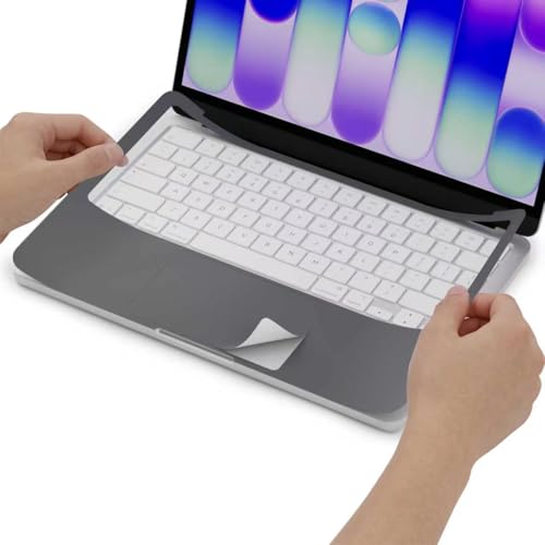 Palm Rest Cover for 2026 MacBook Neo Vinyl Skin with Trackpad Protector | Protect Laptop, Laptop Decal,Residue-Free Sticker,Removable (Gray) - color: Gray