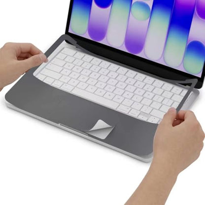 Palm Rest Cover for 2026 MacBook Neo Vinyl Skin with Trackpad Protector | Protect Laptop, Laptop Decal,Residue-Free Sticker,Removable (Gray) - color: Gray