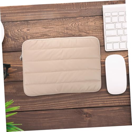 STOBOK Laptop Sleeve Case Water-Resistant Polyester Protective Bag Multiple Compartments for Notebook Tablet for Travel and Work