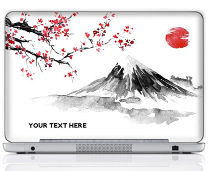 Custom Design Personalized Laptop Skin Sticker Cover Art Decal, Customize with Your Name or Text (13 Inch, Japanese Art) - color: 3503, size: 13 Inch