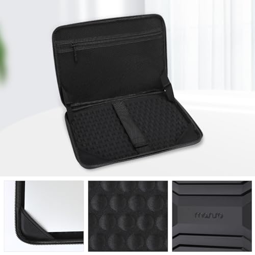 MOSISO 13-14 inch Laptop Hard Case, Waterproof Shockproof Laptop Sleeve Compatible with MacBook Neo 13/Air 13.3 13.6/Pro 13/14,HP Dell ASUS Lenovo,Symmetrical Trapezoid EVA Laptop Sleeve,Black - color: Black, size: 13.3 inch