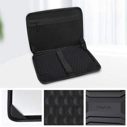 MOSISO 15-16 inch Laptop Hard Case, Waterproof Shockproof Laptop Sleeve Compatible with MacBook Pro 16, HP Acer Dell Lenovo ASUS, Symmetrical Trapezoid EVA Computer Bag with Handle, Black - color: Black, size: 15.6 inch