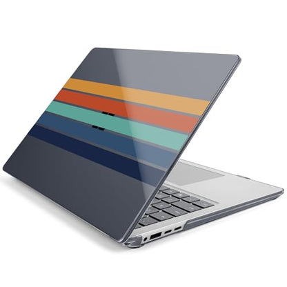 Batianda Case for Microsoft Surface Laptop 15 inch, Retro Stripes | Fits Surface Laptop for Business 8th Edition 2026 & Surface Laptop 7 2024, 4-in-1 Accessories Bundle, Slim Durable Hard Shell - color: Black Stripes