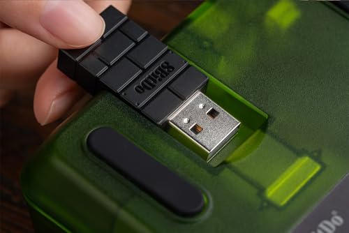 8Bitdo Retro 18 Mechanical Numpad for Windows & Android, Xbox Edition | Bluetooth, 2.4G and USB-C, Calculator Mode, Retro LED Display, Kailh Jellyfish X Switches, Matte UV ABS Keycaps - color: Xbox Edition