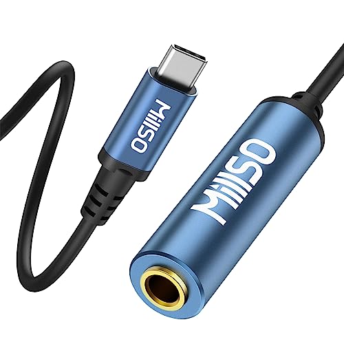 MillSO USB Type C to 1/4 Headphone Adapter TRS 6.35mm Female to USB C Aux Audio Adapter Stereo Jack Adapter for Amplifiers, Mixer, Home Theater, Smartphones, Laptop, 6.35mm Headphones - style: USB-C Male to 1/4 Female