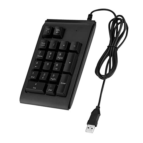 Dan&Dre Numpad USB Numeric Keypad 18×13×4 19 – Key 3 – Color USB Numeric Keypad Mechanical Touch Feel 10 Million Clicks Number Pad