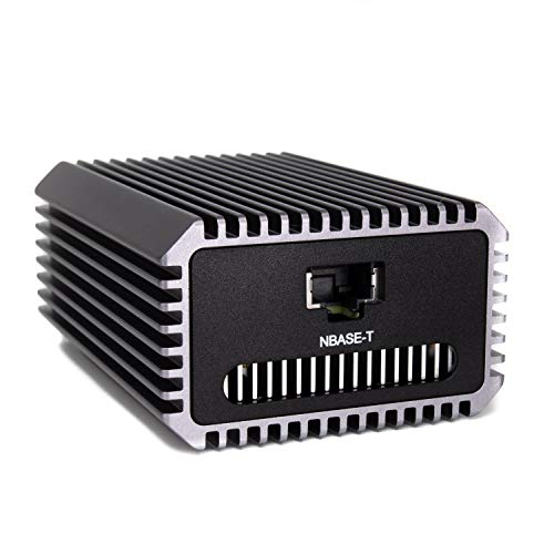 CalDigit Connect 10G - Thunderbolt Type-C to 10Gb PCIe Ethernet Adapter for Mac and PC, Bus Powered, Compatible with Thunderbolt 3, 4 & 5, USB4