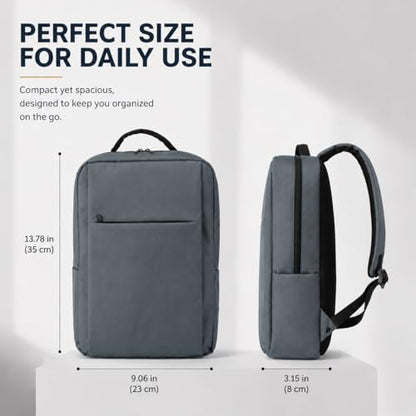 Laptop Backpack for Women & Men, 15.6" Laptop and Tablet Bag with Computer Compartment – Lightweight, Durable Travel & Work Backpacks, Grey - color: Backpack 01 Grey