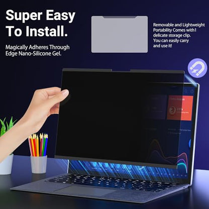 ZOEGAA Surface Laptop 15 Privacy Screen, Anti Blue Light Sliding Camera Cover Magnetic Privacy Screen Compatible with 13.5 inch Microsoft Surface Laptop 5/4/3/2/1 - size: Surface Book 2/1 13.5 inch