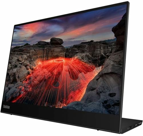 Lenovo ThinkVision M14t 14" Class LED Touchscreen Monitor - 16:10-6 ms - 14" Viewable - Capacitive - 10 Point(s) Multi-Touch Screen - 2240 x 1400 - Full HD - in-Plane Switching (IPS) Technology - 16