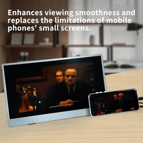 Portable Monitor, 13.3 Inch, 1200P IPS Display, Zero Frame, USB-C and HDMI, for Laptop, PC, Mac, PS, Xbox, Nintendo Switch - size: 13.3 Inch
