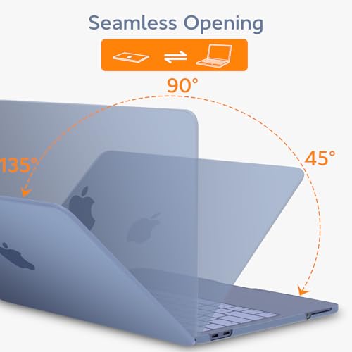 B BELK for MacBook Neo Case 13 inch 2026 (Model A3404, A18 Pro), Indigo | Matte Hard Shell Case with Keyboard Cover & Screen Protector for Mac Noe Case, Lightweight, Scratch Resistant, Snap-On Design - color: Indigo