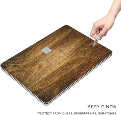 Ultra Thin Protective Cover Skin Decal Sticker for 2023 Microsoft Surface Laptop Studio 2, Easy Apply, Anti-Scratch, Residue Free Vinyl Skin [Wood Texture] - color: Wood Texture, size: Surface Laptop Studio 2