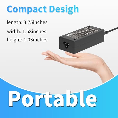 45W Charger Compatible with HP Notebook 15 HP Pavilion 14 TPN-LA15 TPN-CA14 r-41013153 L25296-002 L25296-001 L25296-003 741727-001 L25296-011 213349-109 19.5V 2.31A Smart Blue tip Laptop Power Adapter