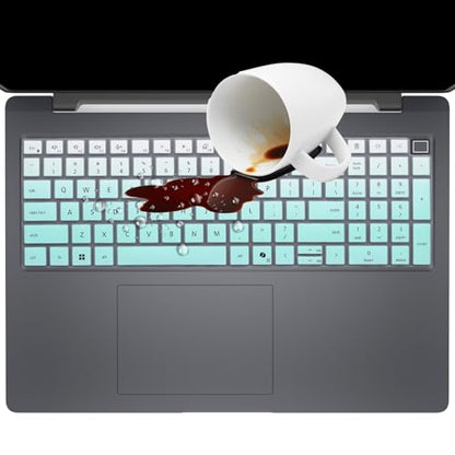 Keyboard Cover for 16" Dell Pro 16/Pro 16 Plus/Pro Max 16 PB16250 PB16255 PC16250 PC16255 MC16250 MC16255 & Pro Max 18 Plus MB1825 (NOT FIT Pro 16 Premium, Dell Pro 3/5/7 16")-OMint - color: OmbreMint