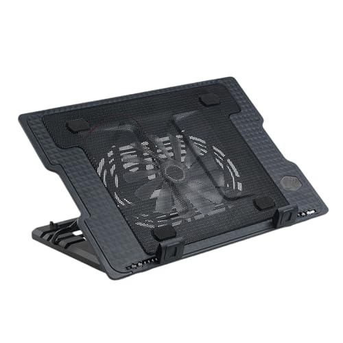 Laptop Cooling Pad with 2 Port USB for 11inch-18inch Notebook Gaming Fan Stable Stand Adjustable 2 USB Port Cooling Stand