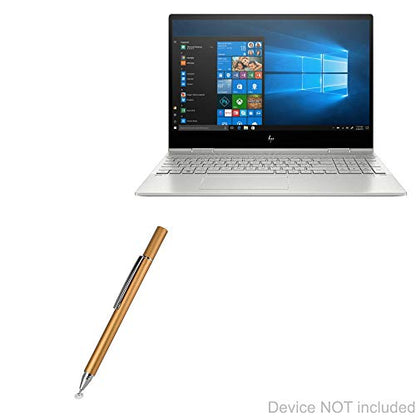 BoxWave Stylus Pen Compatible with HP Envy x360 Convertible 2-in-1 Laptop (15.6 in) - FineTouch Capacitive Stylus, Super Precise Stylus Pen - Champagne Gold