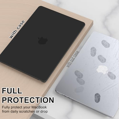 B BELK Compatible with MacBook Pro 14 inch Case M5 2026-2021 M4 M3 M2 M1 A3426 A3427 A3434 A3112 A3185 A3401 A2918 A2992 A2779 A2442, Plastic Hard Shell Case+Keyboard Cover+Screen Protector, Black - color: Black